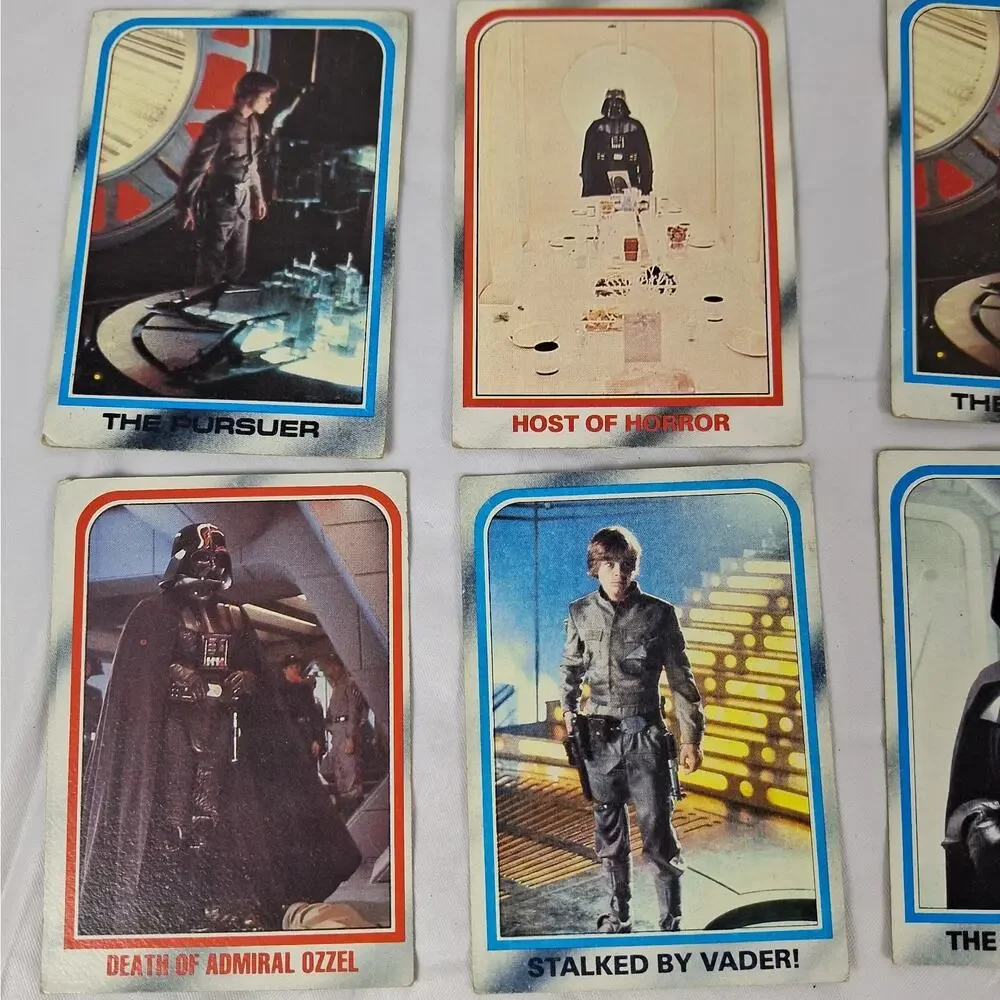 Vintage 1980 Topps Star Wars The Empire Strikes Back Trading Card Lot (25 Cards)